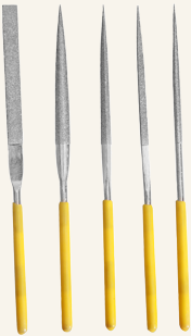 Diamond Needle Files in KHK Diamond Tools