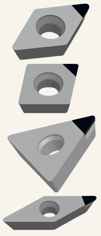 PCD Inserts in KHK Diamond Tools
